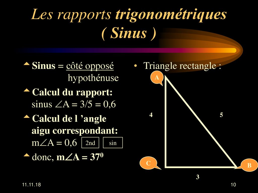 Trigonom Trie R Sum Mat Fait Par Colette Desrochers Ppt